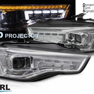 Reflektory LED Chrome SEQ Audi A5 2011–2016