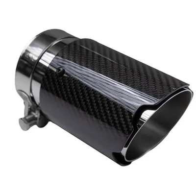 Końcówka Tłumika Typ:12 89mm wejście 76mm Carbon Gloss
