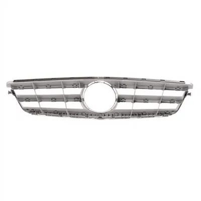Grill sportowy Chrome & Silver MERCEDES C-Class W204 S204 2007-2015