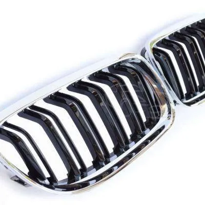 Grill (nerki) bmw e90 08-11 podwójne black chrom
