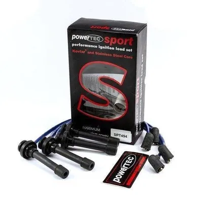 Przewody zapłonowe PowerTEC NISSAN 100NX ALMERA PRIMERA 1.4 1.6L 90-00 Niebieskie