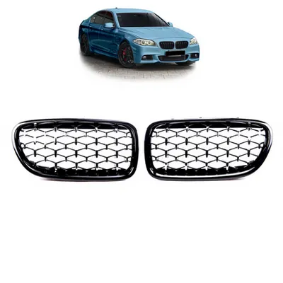 Grill sportowy Gloss Black & Chrome BMW 5 F10 F11 2010-2018