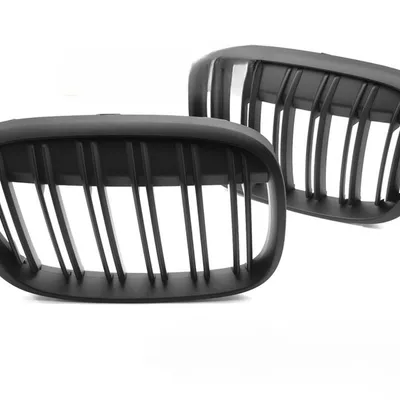 Grill Sport Matt Black Double Bar do BMW X1 F48 2015–2020