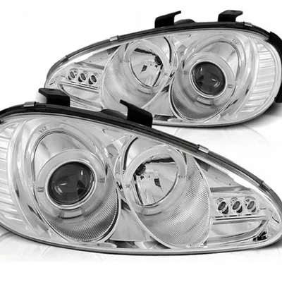 Lampy Reflektory Mazda Mx3 1991-1998 Ringi Chrome