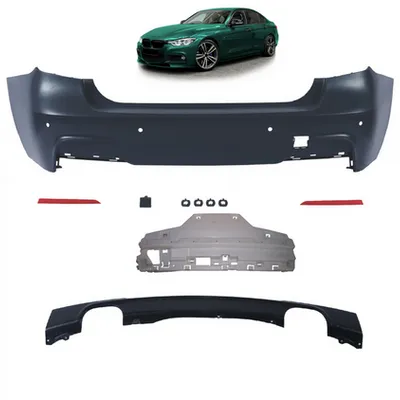 Tylny zderzak sport PDC zestaw z dyfuzorem BMW 3 F30 2011-2018
