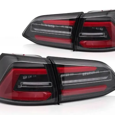 Lampy diodowe LED B-RED do VW GOLF 7 VII VARIANT