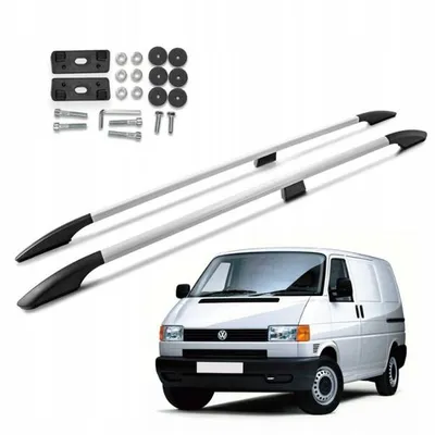 Relingi dachowe bagażnik do VW VOLKSWAGEN T4 1990-2003 | srebrne