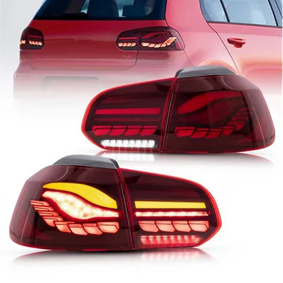 Zestaw Lamp Tylnych Dynamic LED Red VW GOLF VI 2008-2013