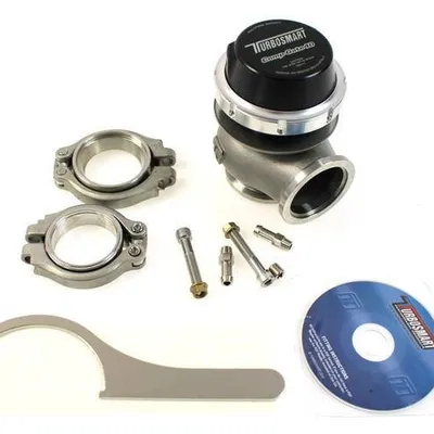 Wastegate zewnętrzny TurboSmart 40mm 1.0 Bar Comp-Gate V-Band Czarny