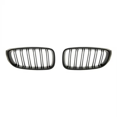 Grill sportowy podwójne żeberka Matt Black BMW 3 F34 2013-2020