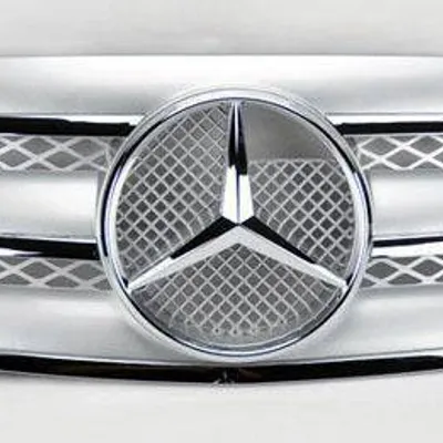 Grill mercedes w211 02-06 chrom/ silver