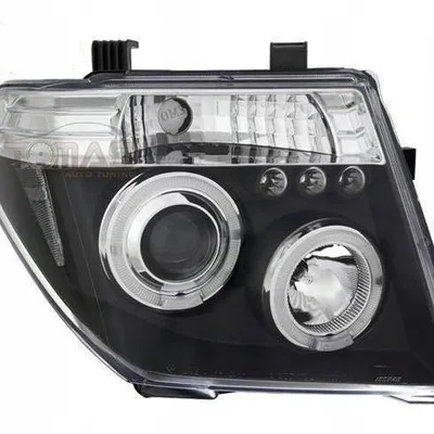 Reflektory przednie Nissan Navara III CHROM RINGI