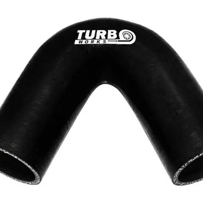 Kolanko 135st TurboWorks Black 70mm
