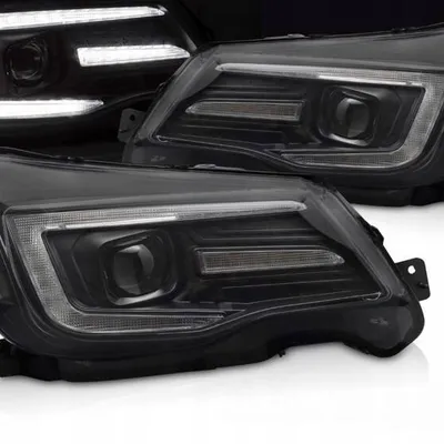 Lampy reflektory black LED do Subaru Forester IV 13-18