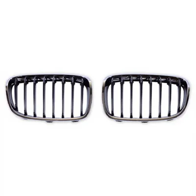 Grill sportowy pojedyncze żeberka Chrome & Black BMW 1 F20 F21 przed liftem 2011-2015