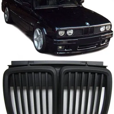 Grill nerki bmw e30 82-90 czarny połysk