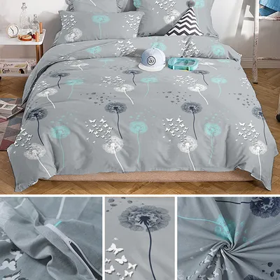 Pościel flanelowa 160x200 cm poszwa bawełniana aksamitna wytrzymała nowoczesna zestaw