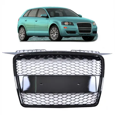 Grill sportowy Gloss Black AUDI A3 przed liftem 2005-2008