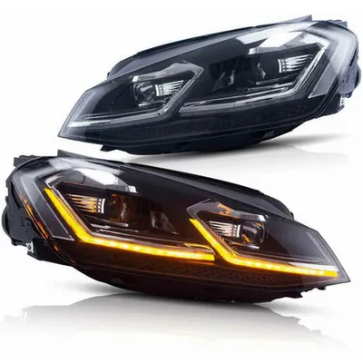 Zestaw Lamp Halogenowych Chrome VW GOLF VII przed liftem 2013-2017