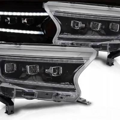 Lampy przednie Full LED black do Ford Ranger V