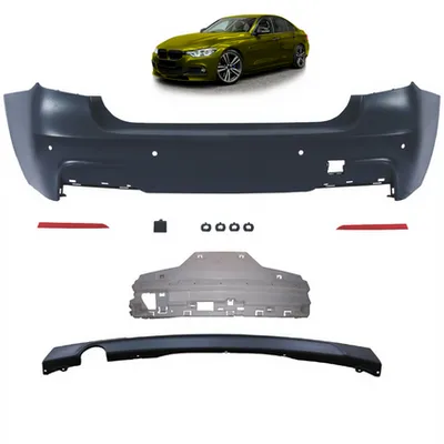 Tylny zderzak sport PDC zestaw z dyfuzorem BMW 3 F30 2011-2018