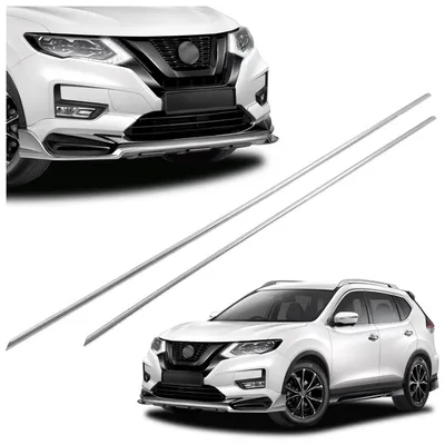 Listwy atrapy zderzaka przedniego Nissan X-Trail FL 2017-2022