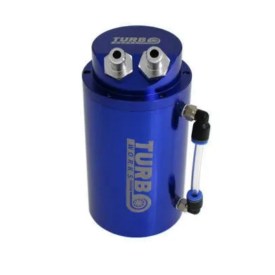 Oil catch tank 0.7L 20mm TurboWorks Blue