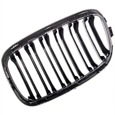 Grill sportowy podwójne żeberka Carbon Look BMW 1 F20 F21 przed liftem 2011-2015