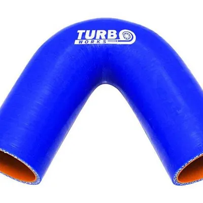 Kolanko 135st TurboWorks Pro Blue 76mm