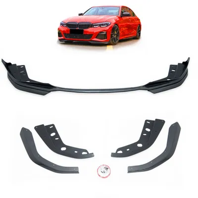Dokładka przedniego zderzaka Carbon Look BMW 3 G20 G21 przed liftem 2019-obecnie