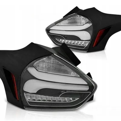 Lampy diodowe nowe FORD FOCUS 3 15-18 HB BLACK LED DTS