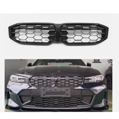 Grill bmw g20 g21 lci 22- gloss black diamond