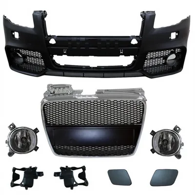 Przedni zderzak sport zestaw z grillem AUDI A4 B7 2005-2008