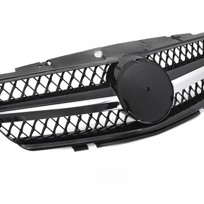Grill Mercedes SL R230 2001–2006 Sport Style Black Chrome