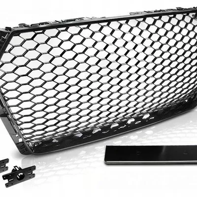 Grill atrapa AUDI A4 B9 15- GLOSSY BLACK RS-STYLE