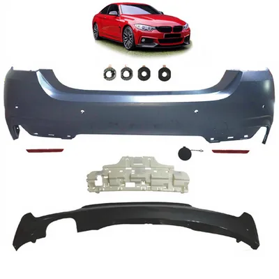 Tylny zderzak sport PDC zestaw z dyfuzorem BMW 4 F32 F33 F36 2013-2021