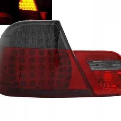 Lampy diodowe BMW E46 99-03 Coupe RED SMOKE LED FK
