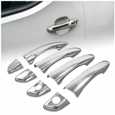 Nakładki na klamki klamek do OPEL VIVARO C 2019- | stal | chrom