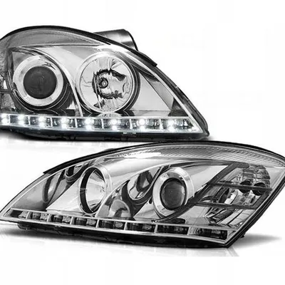 Lampy reflektory Kia Ceed 06-09 daylight chrome
