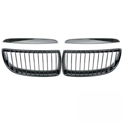 Grill (nerki) bmw e90 05-08 glossy black