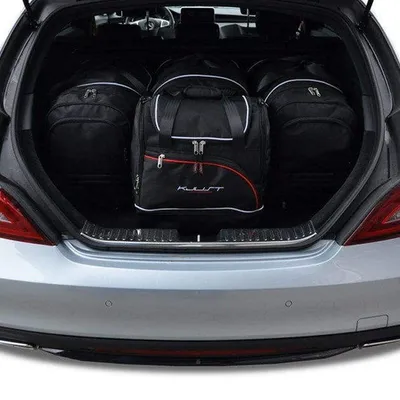 Mercedes-benz cls shooting brake 2012-2017 torby do bagażnika 4 szt