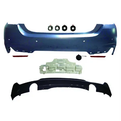 Tylny zderzak sport PDC zestaw z dyfuzorem BMW 4 F32 F33 F36 2013-2021