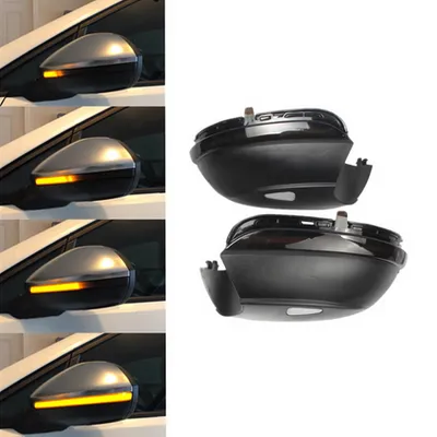 Dynamic LED Side Mirror Indicator Set VW BEETLE PASSAT CC B6 PASSAT CC B7 EOS JETTA IV PASSAT ALLTRACK B7 PASSAT B7 Variant PASSAT B7 SCIROCCO III 2010-2017