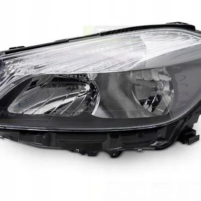 Lampa lewa reflektor black do Mercedes W176 12-18