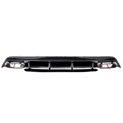 Tylny dyfuzor Gloss Black Pipes MERCEDES A-Class W176 Facelift 2016-2018