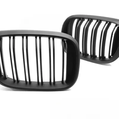 Grill Sport Matt Black Double Bar do BMW X3 G01 2017–2021 / X4 G02 2018–2021