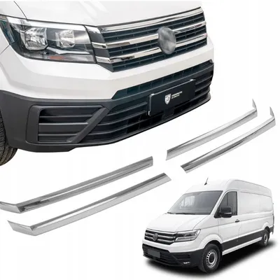 Listwy atrapy przedniej maskownicy grilla do VW E-CRAFTER II SY/SX/SZ 2018-