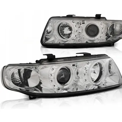 Lampy Seat Leon Toledo 99-04 Chrome Ringi Ccfl