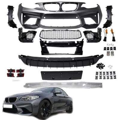 Zderzak bmw f22 f23 13-20 look m2 pdc sra