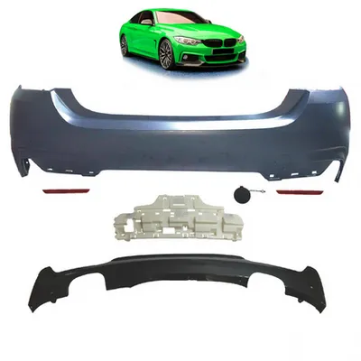 Tylny zderzak sport zestaw z dyfuzorem BMW 4 F32 F33 F36 2013-2021
